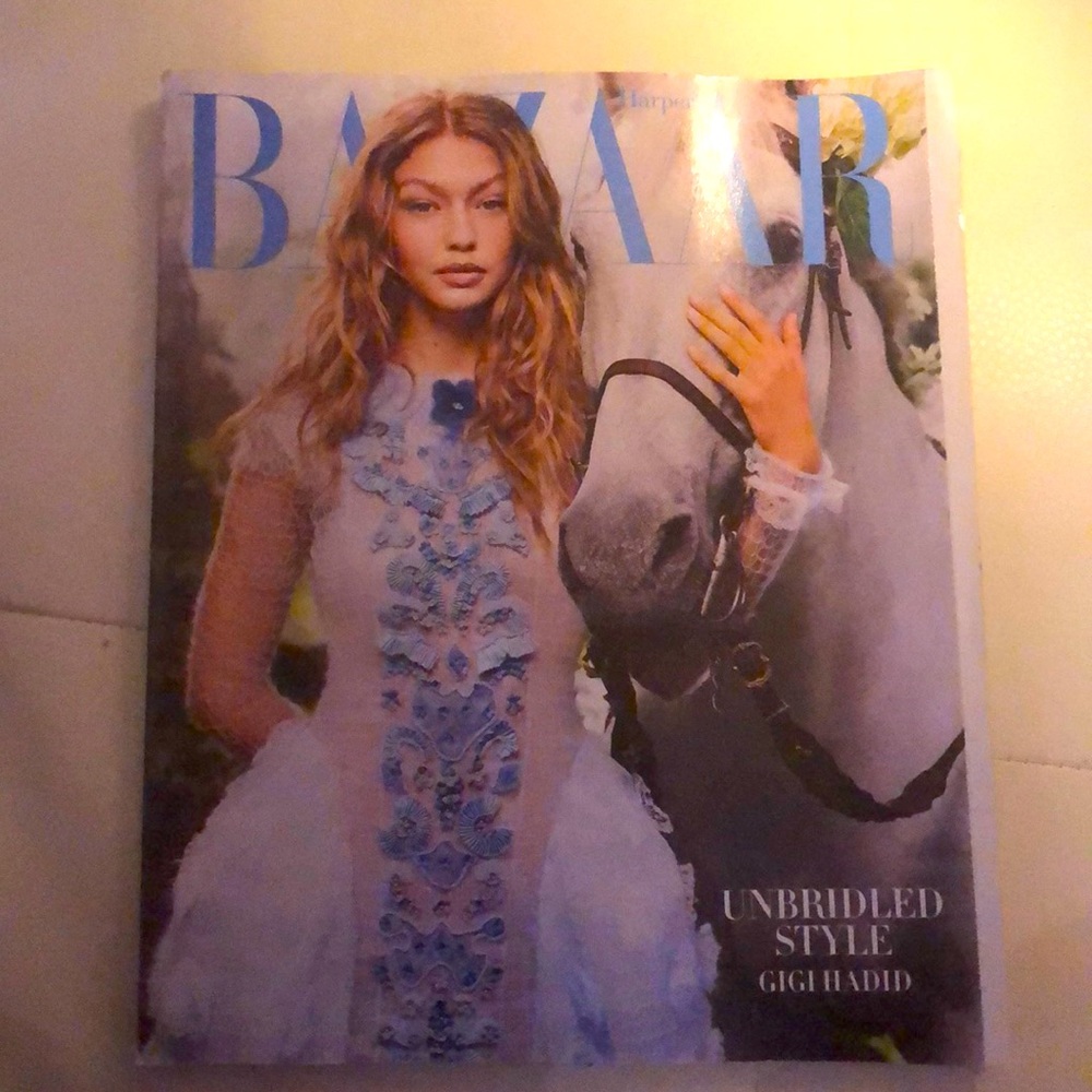 Gigi Hadid bazaar magazine 2016 October